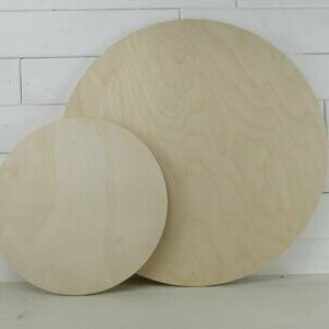 1/4″ Thick Wood Rounds