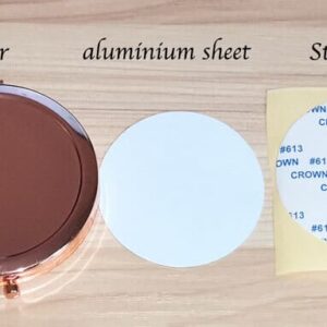 Rose Gold Sublimation Compact Mirror