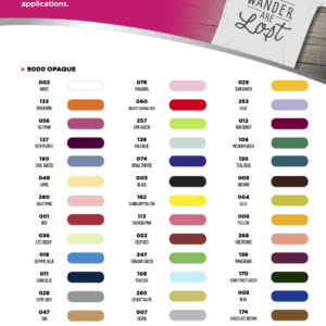 Opaque Heat Transfer Vinyl
