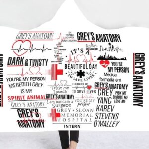 Grey’s Anatomy Hooded Blanket