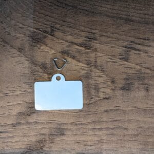 Aluminum Dog Tag Bone and License Package of 10