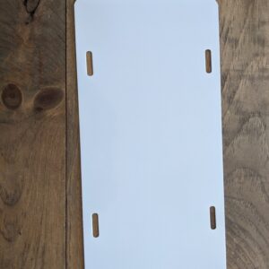 12×6″ Aluminum License Plate
