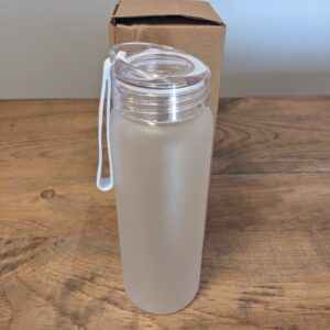 16oz Frosted Glass Bottle – Sublimation