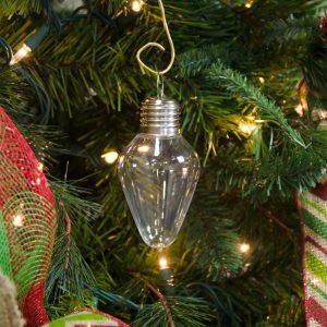 Light Bulb Acrylic Ornaments 5 Pack
