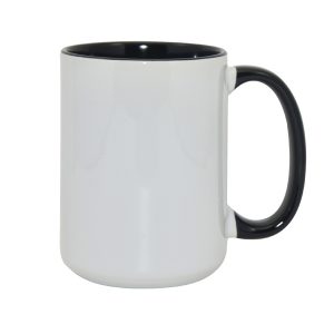 15oz Coloured Interior and Handle Sublimation Mugs