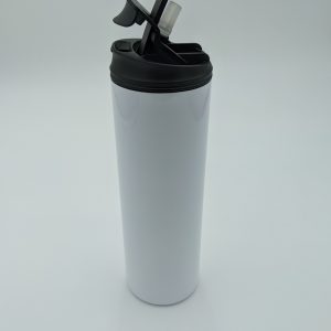 Double Drink Lid 20oz STRAIGHT Skinny Sublimation Tumbler