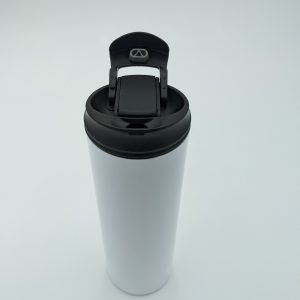 Double Drink Lid 20oz STRAIGHT Skinny Sublimation Tumbler