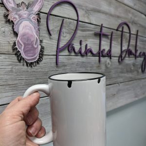 Worn Chipped Look Ceramic Sublimation Mugs