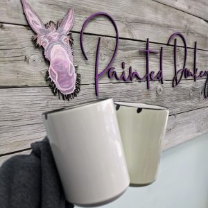 Worn Chipped Look Ceramic Sublimation Mugs
