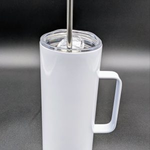 20oz Straight Skinny Handle Tumbler