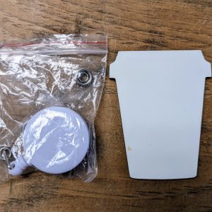 MDF Scrub Top or Coffee Cup Badge Reels
