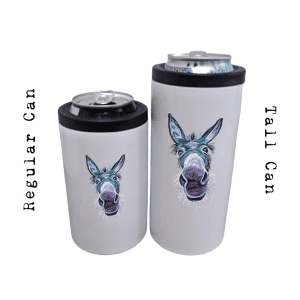 Tall Boy Hard Sided Can Cooler + 16oz Tumbler with Slider Lid