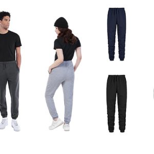 Cotton Blend Fleece Jogging Pants