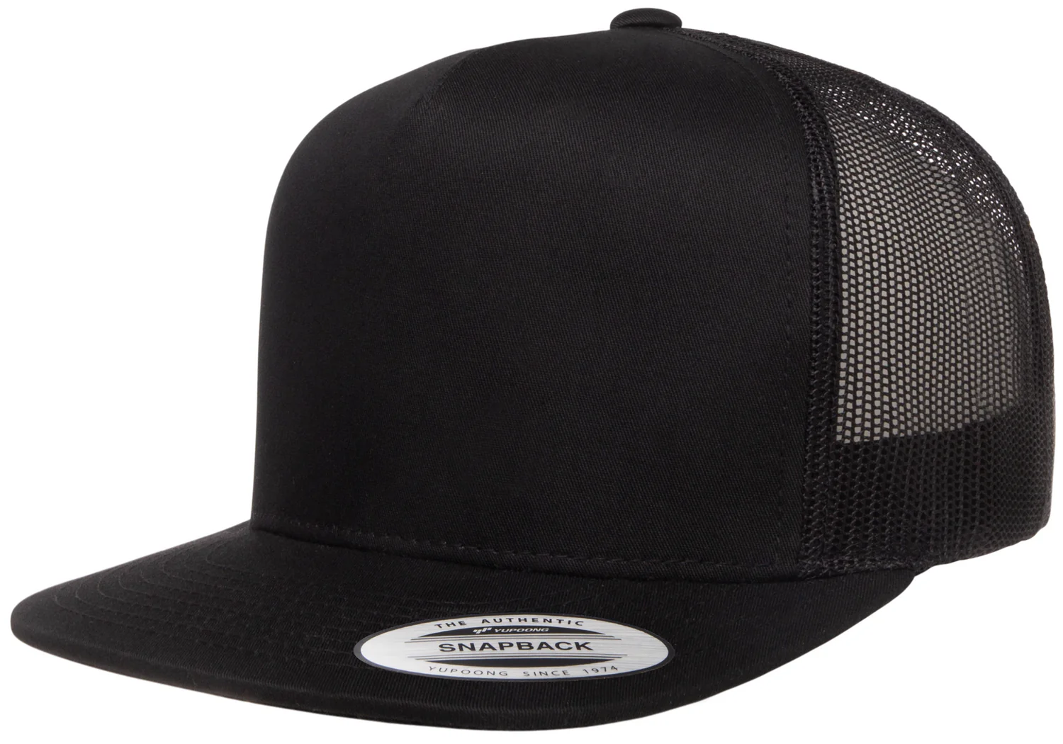 YP Classic 5 Panel Flat Peak Snap Back Hat