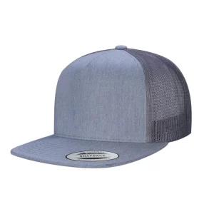 YP Classic 5 Panel Flat Peak Snap Back Hat
