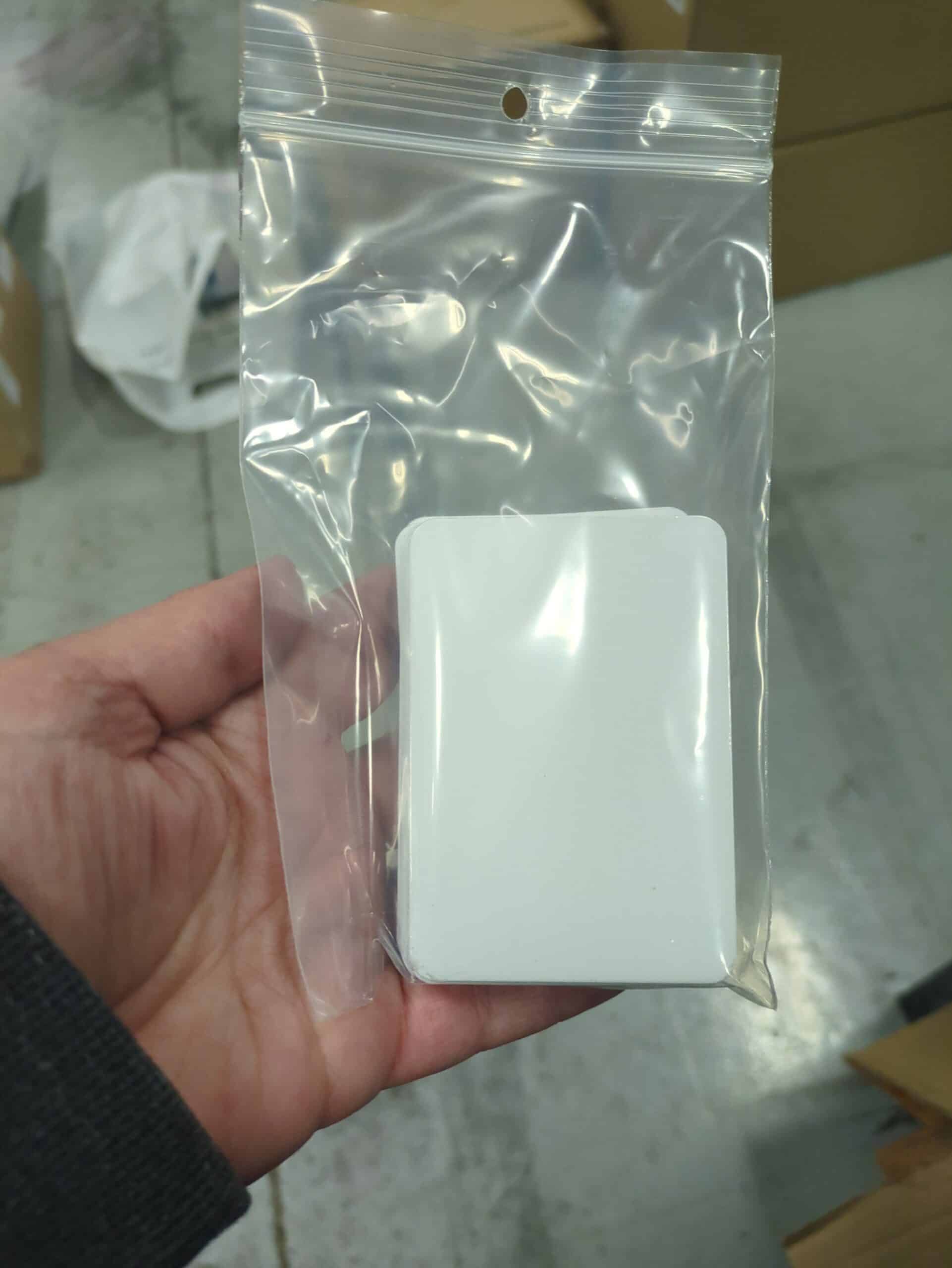 Aluminum Business Cards